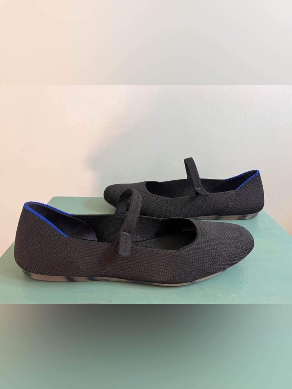 Rothy’s EUC women’s 8.5 The Square Black Mary Jane Flats - Picture 9 of 13